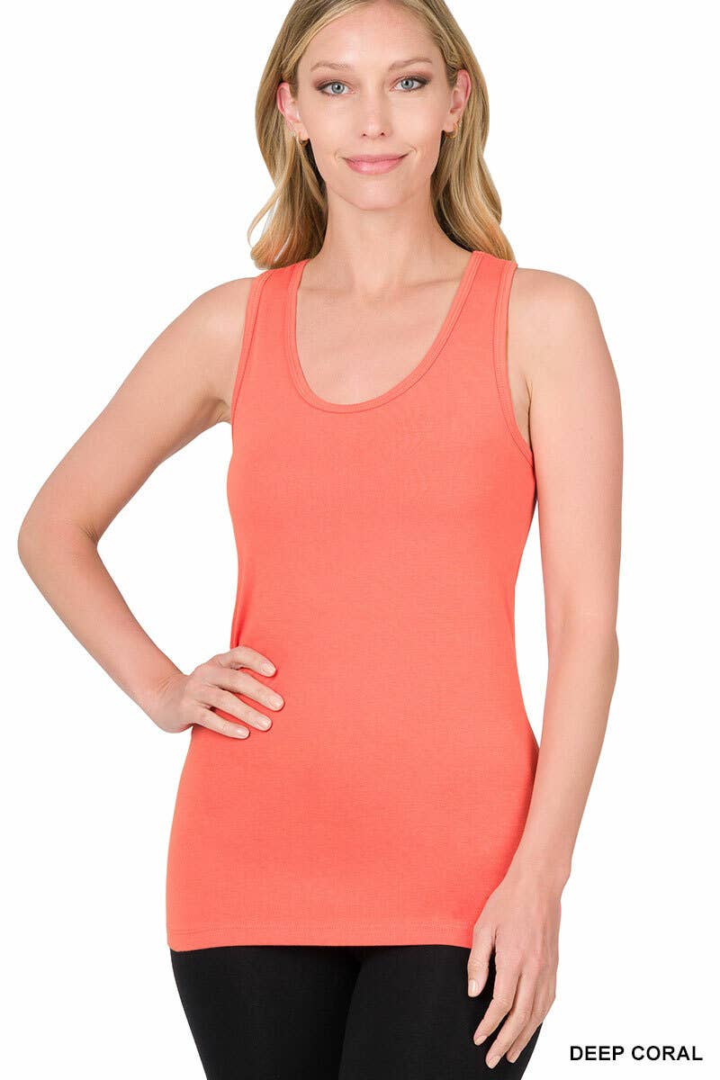 ".Cotton Jersey Basic Tank