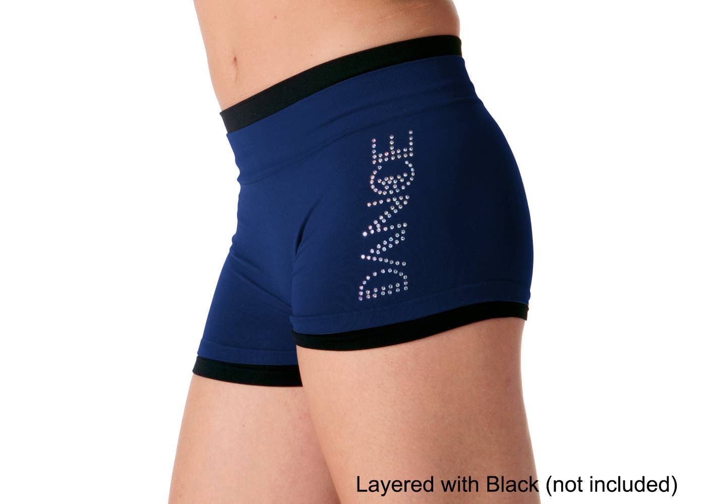 "DANCE" Rhinestone Boyshorts