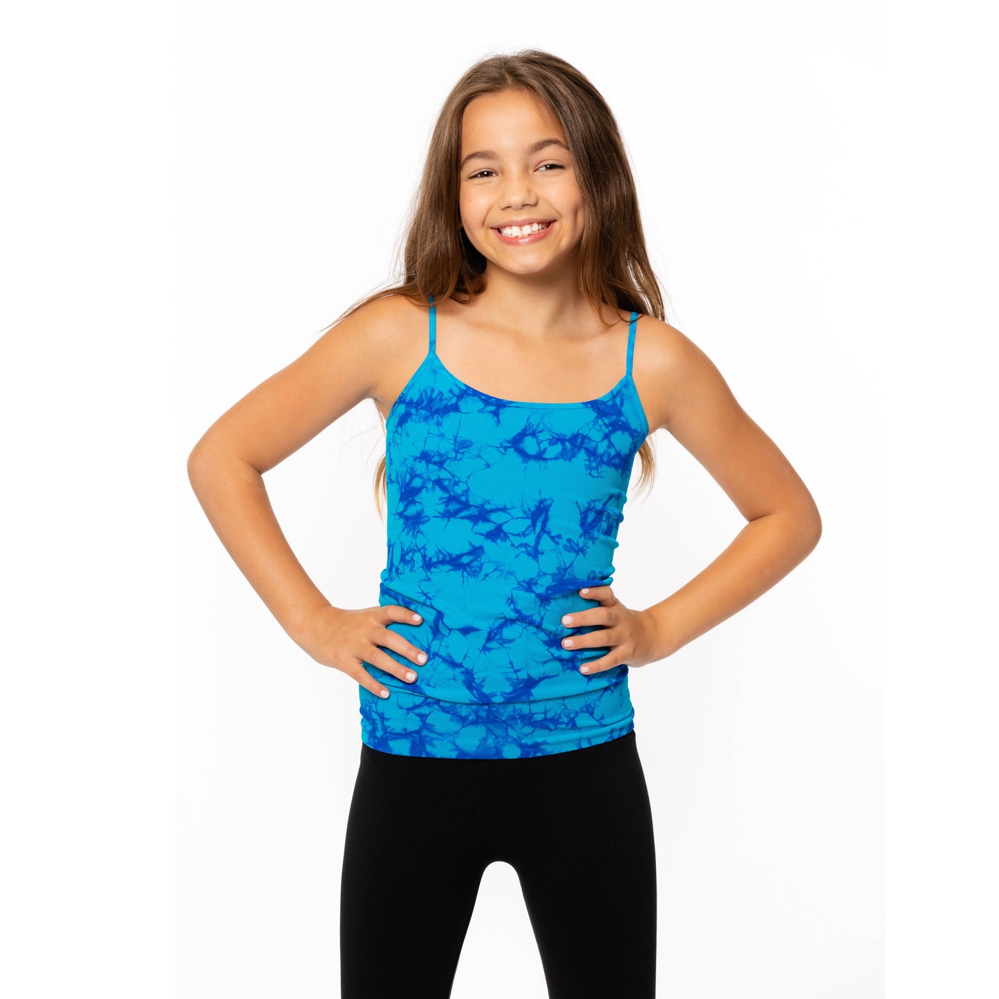 Classic Tie Dye Seamless Full Cami for Girls 7-10