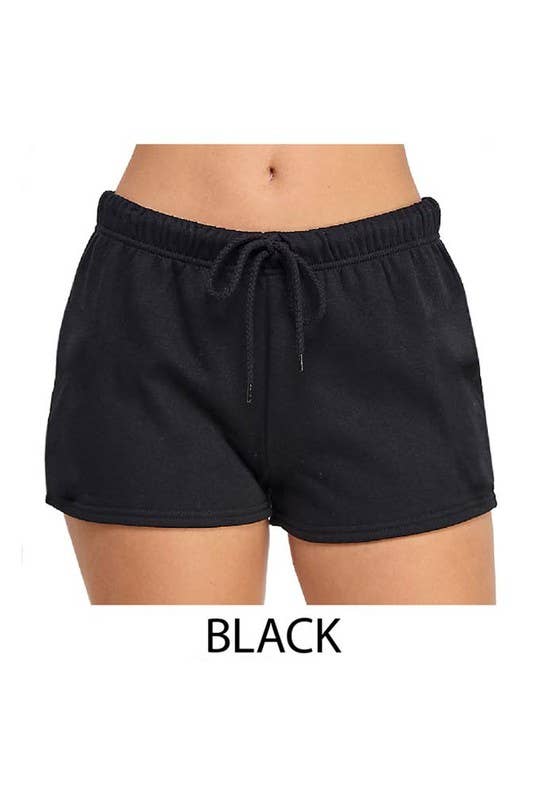 Basic Fleece Shorts With Side Pockets
