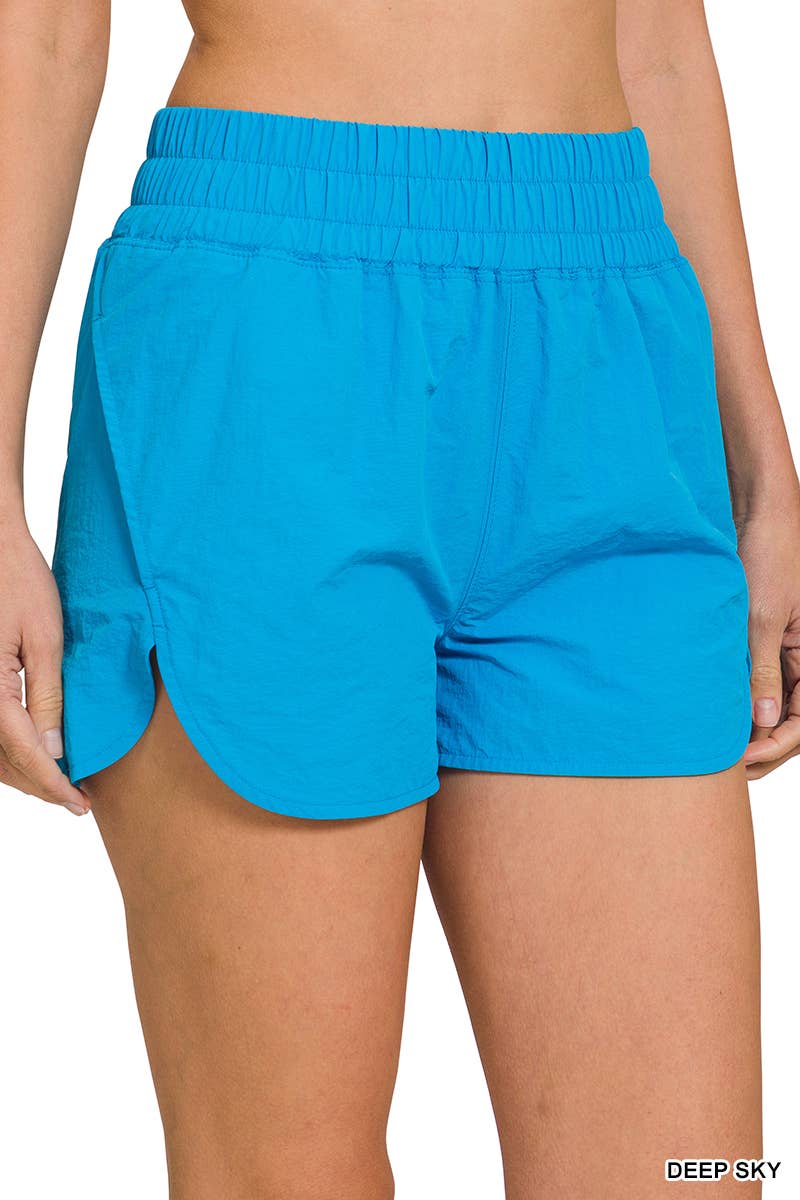 Track Shorts w/ side-pockets (unlined)