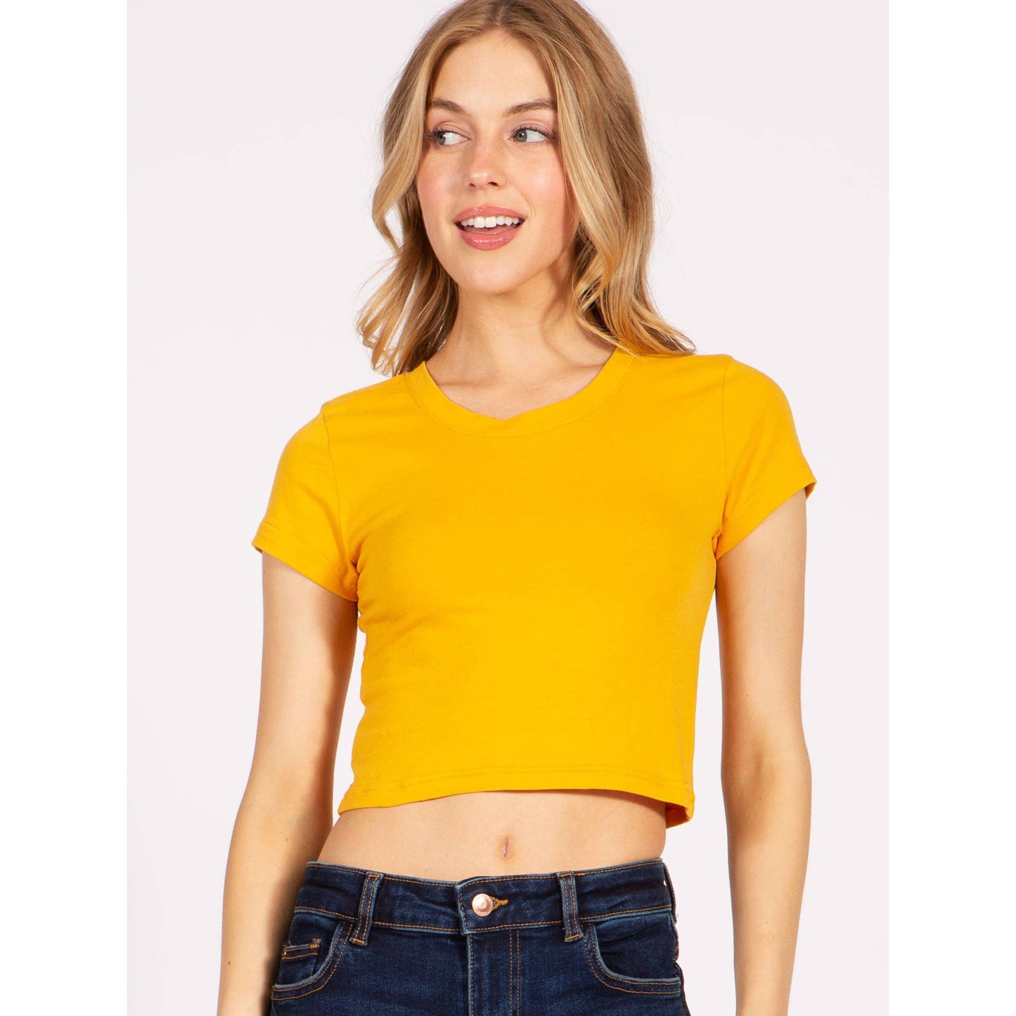 Crop Top Baby Tee T-Shirt
