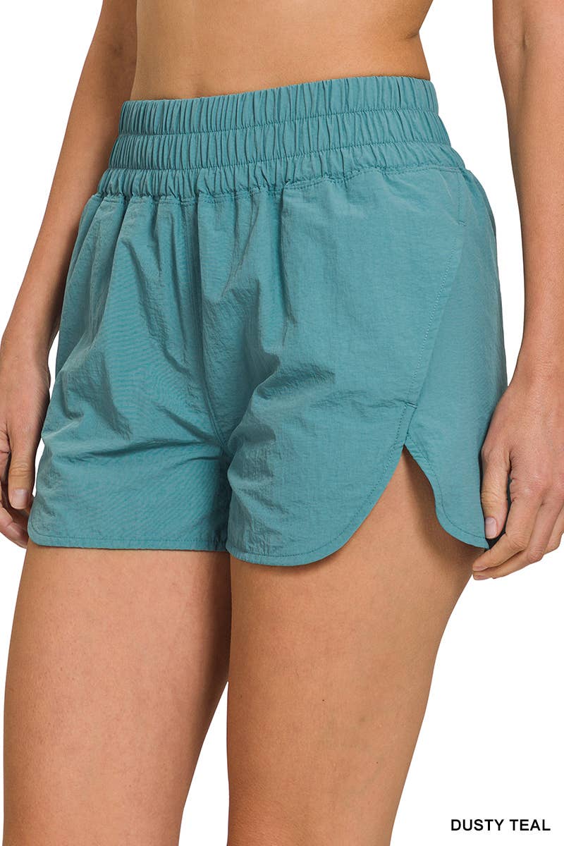 Track Shorts w/ side-pockets (unlined)