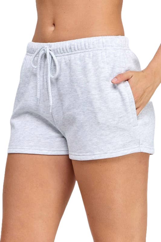 Basic Fleece Shorts With Side Pockets