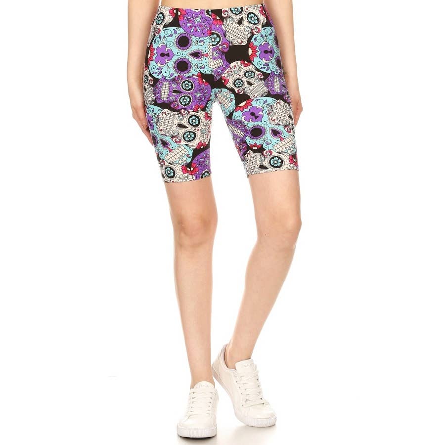 Buttery Soft Print Bike Shorts