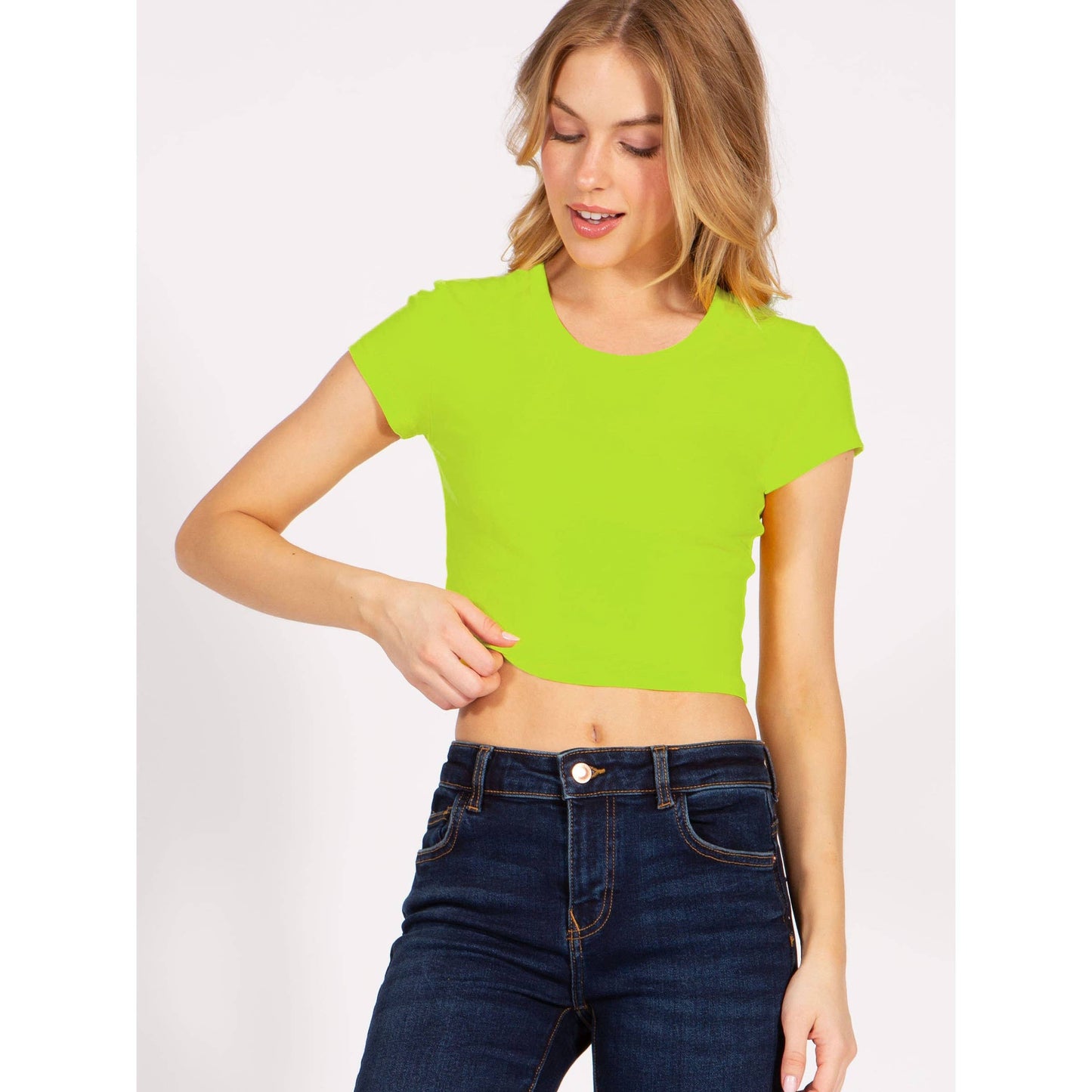 Crop Top Baby Tee T-Shirt