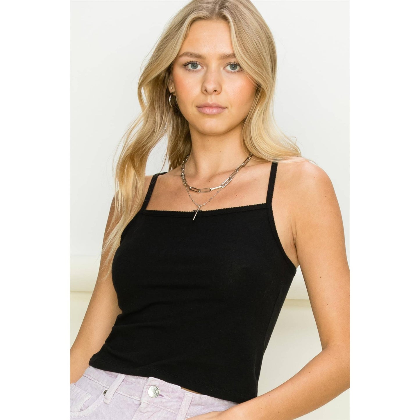 DZ22C574-Basic Cami Crop Top