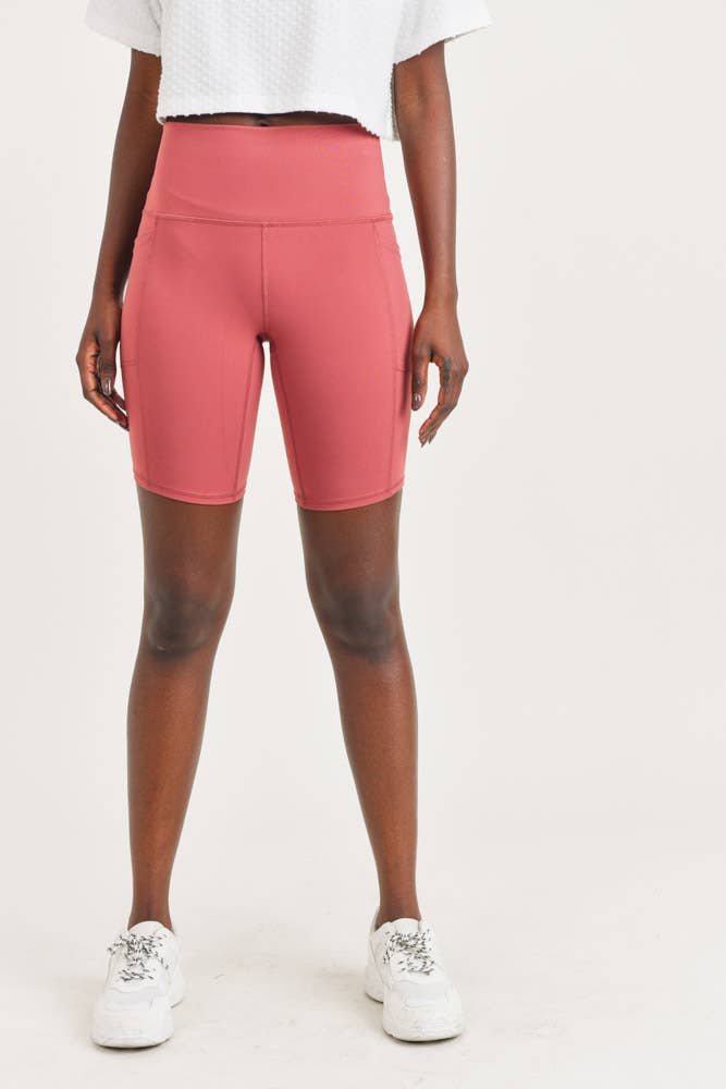 Tapered Band Essential Biker Shorts