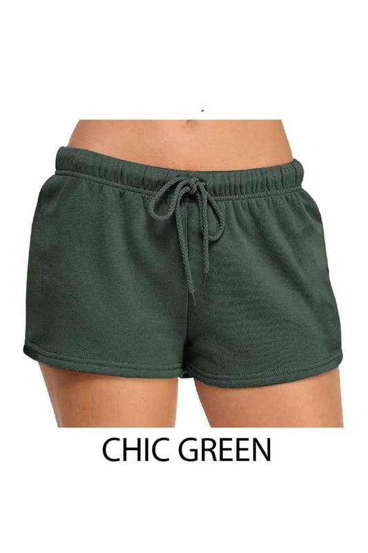 Basic Fleece Shorts With Side Pockets