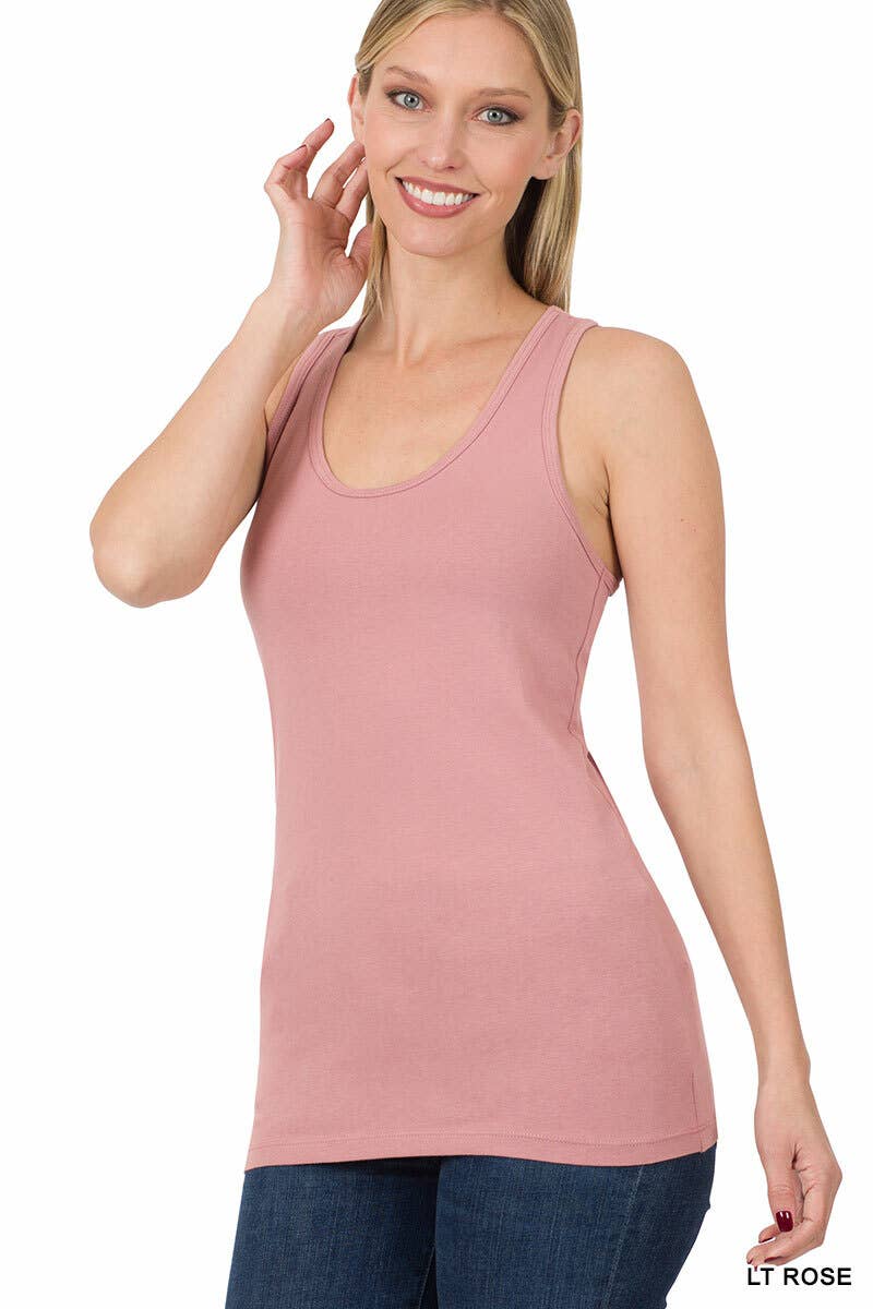 ".Cotton Jersey Basic Tank