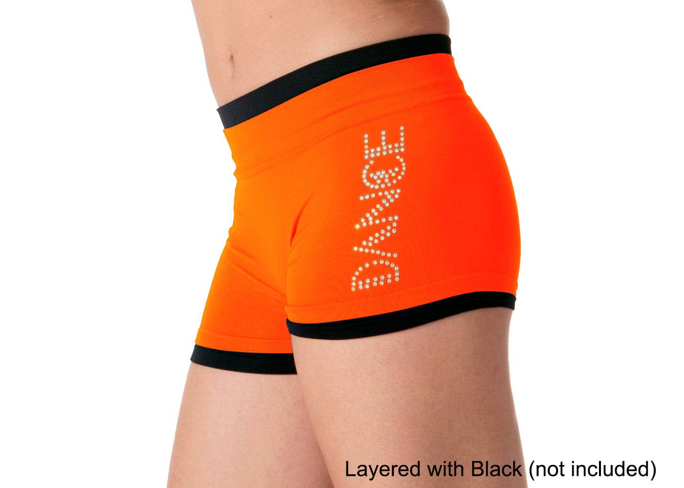 "DANCE" Rhinestone Boyshorts