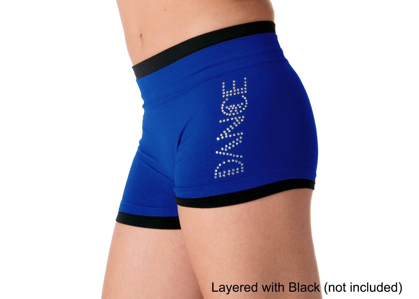 "DANCE" Rhinestone Boyshorts