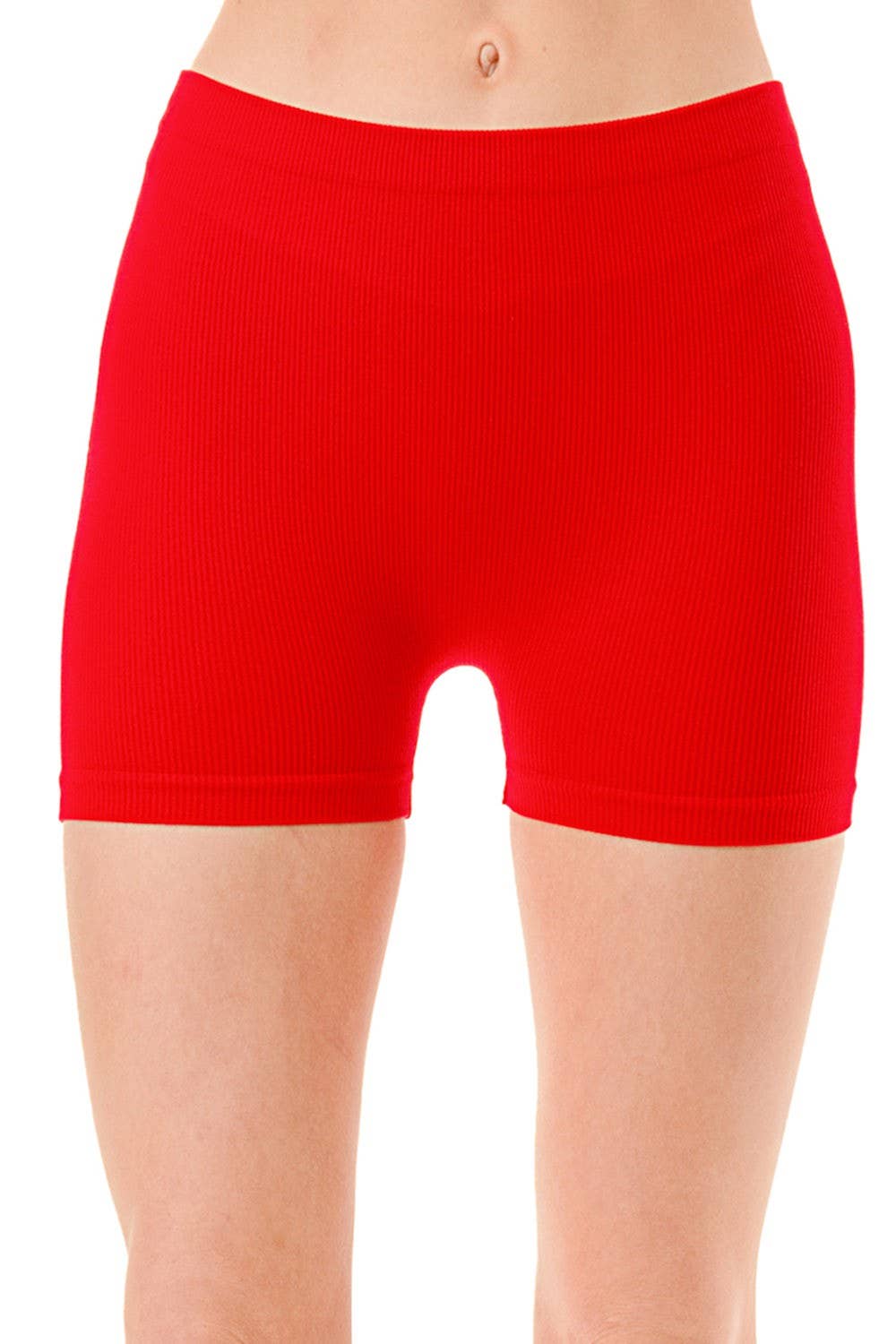 R11 SOLID RIBBED BASIC SHORTS
