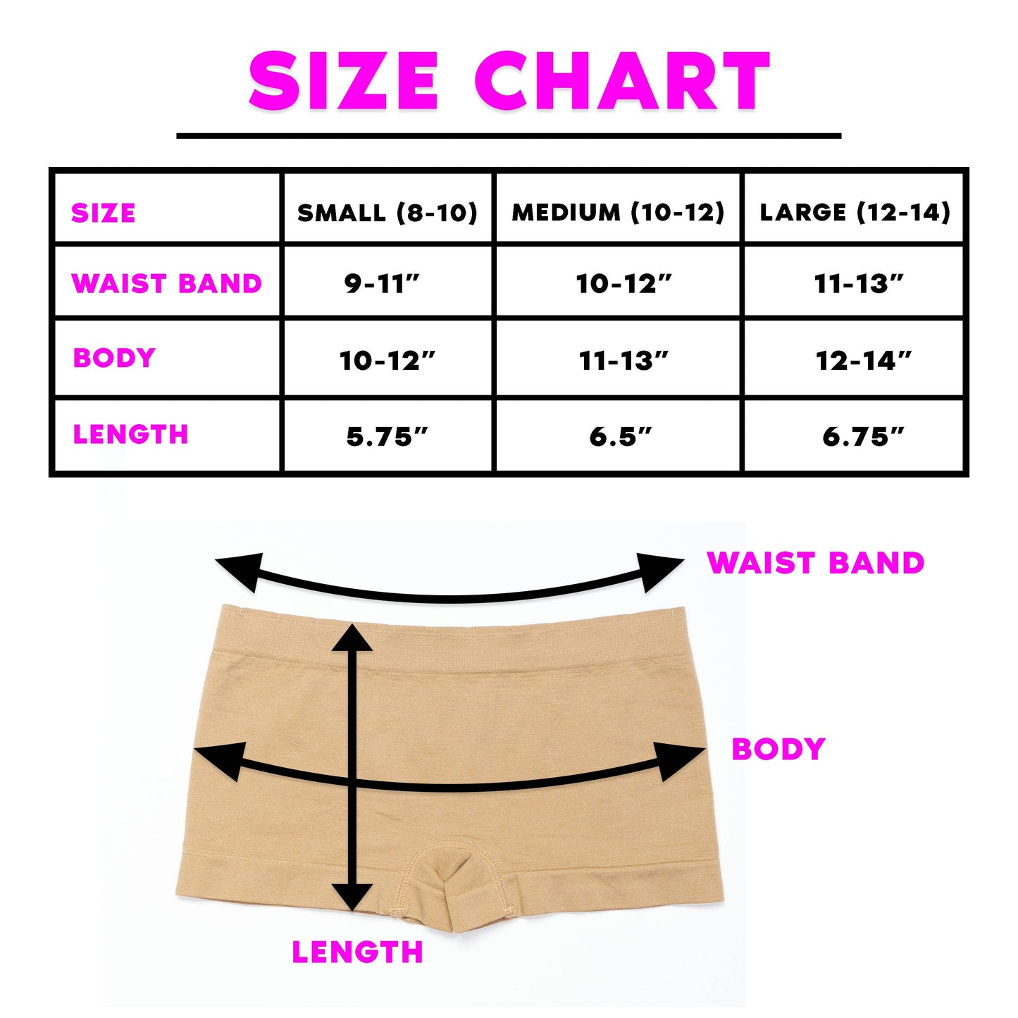 Girl Seamless Underwear Boy Shorts