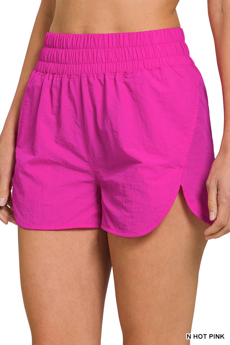 Track Shorts w/ side-pockets (unlined)