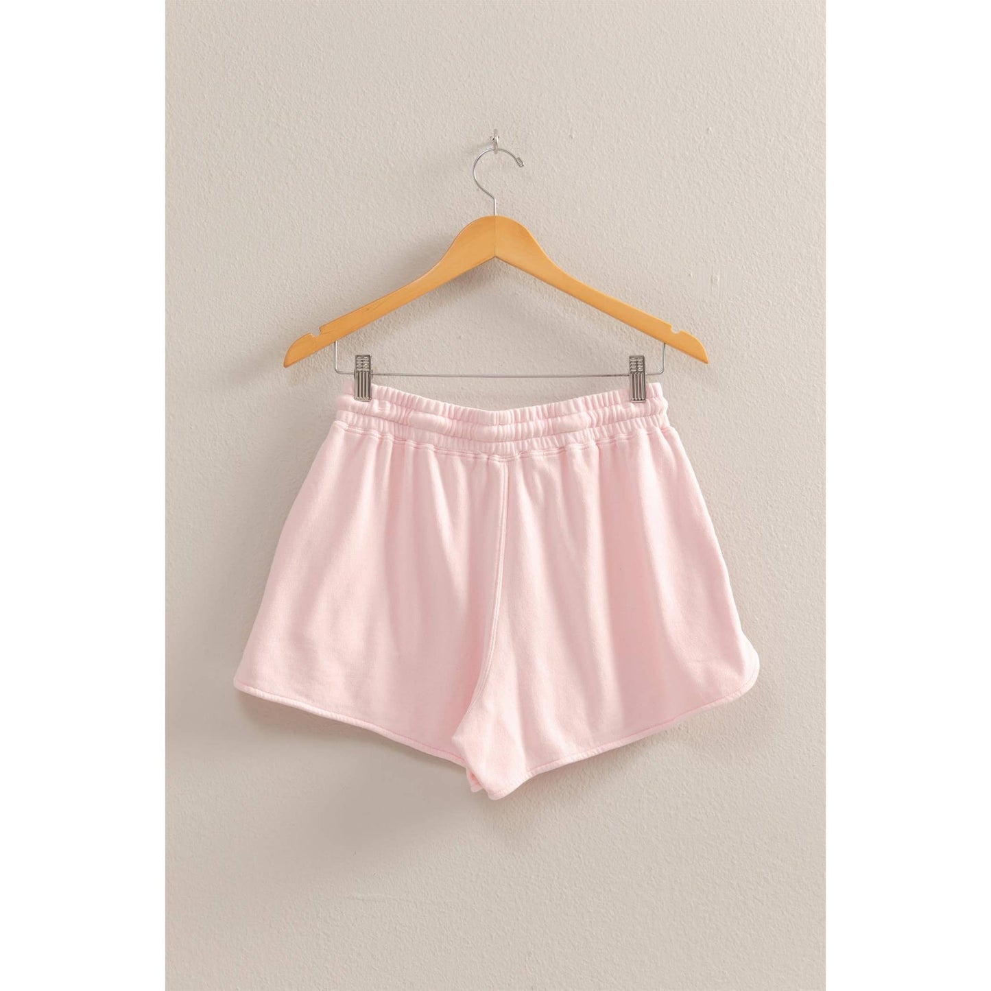 DZ25A690-Drawstring Waist Casual Dolphin Shorts