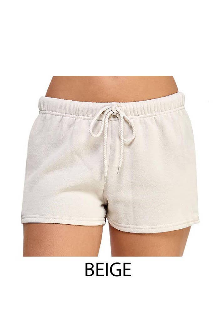 Basic Fleece Shorts With Side Pockets