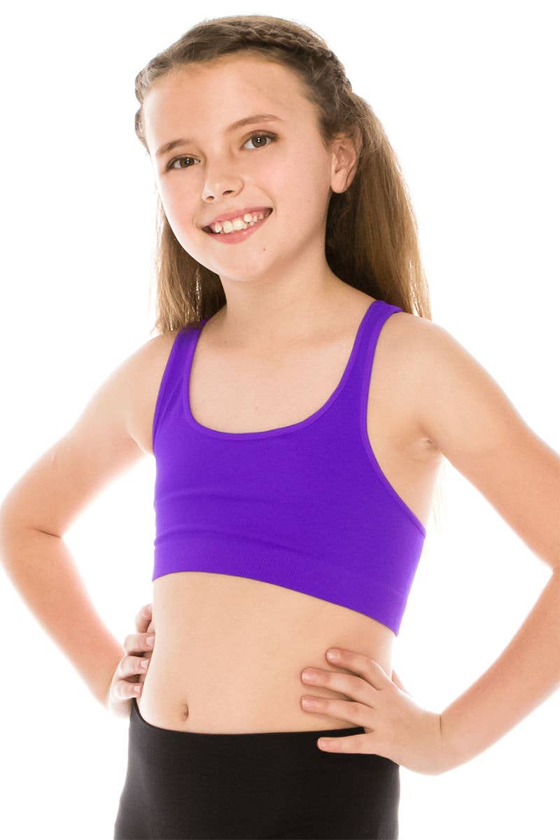 KIDS RACERBACK COPPED TANK TOP