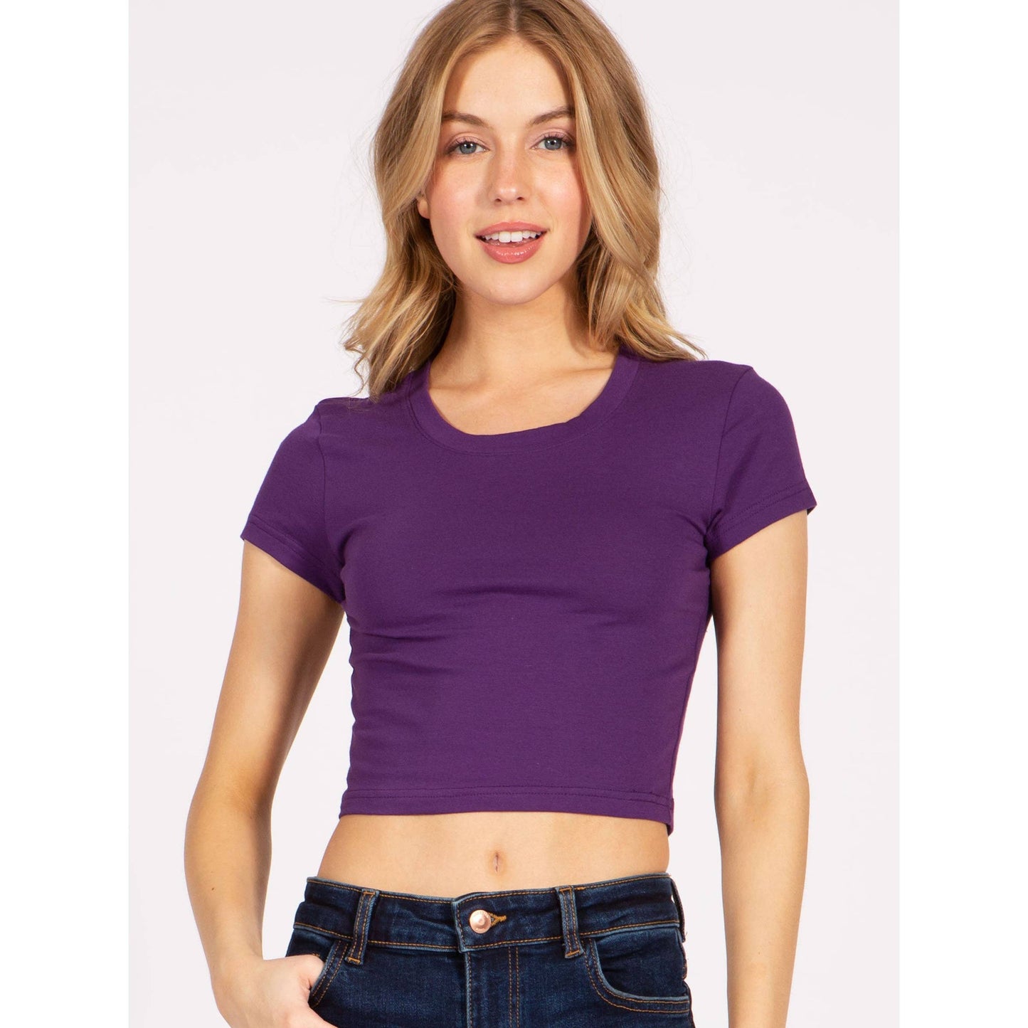 Crop Top Baby Tee T-Shirt