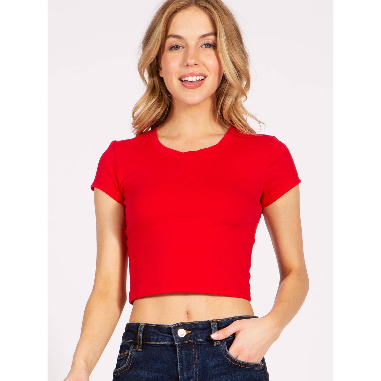 Crop Top Baby Tee T-Shirt