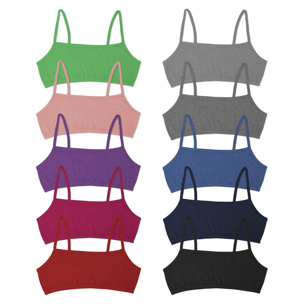 Cotton Cropped Cami Training Bra