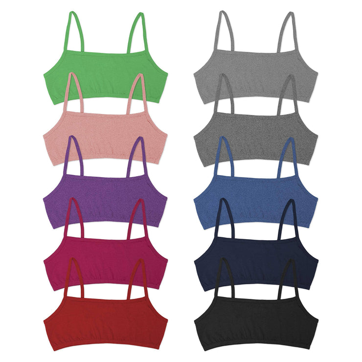 Cotton Cropped Cami Training Bra