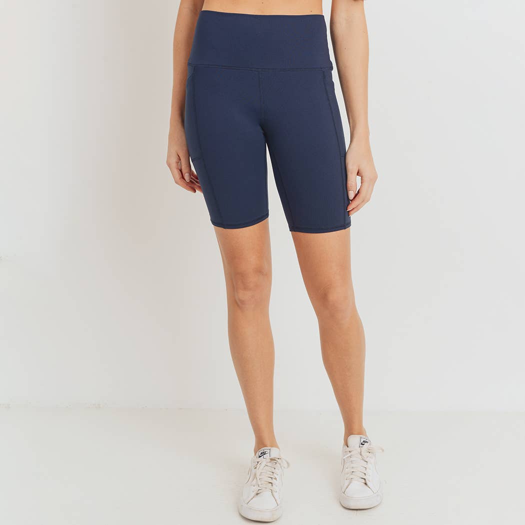 Tapered Band Essential Biker Shorts