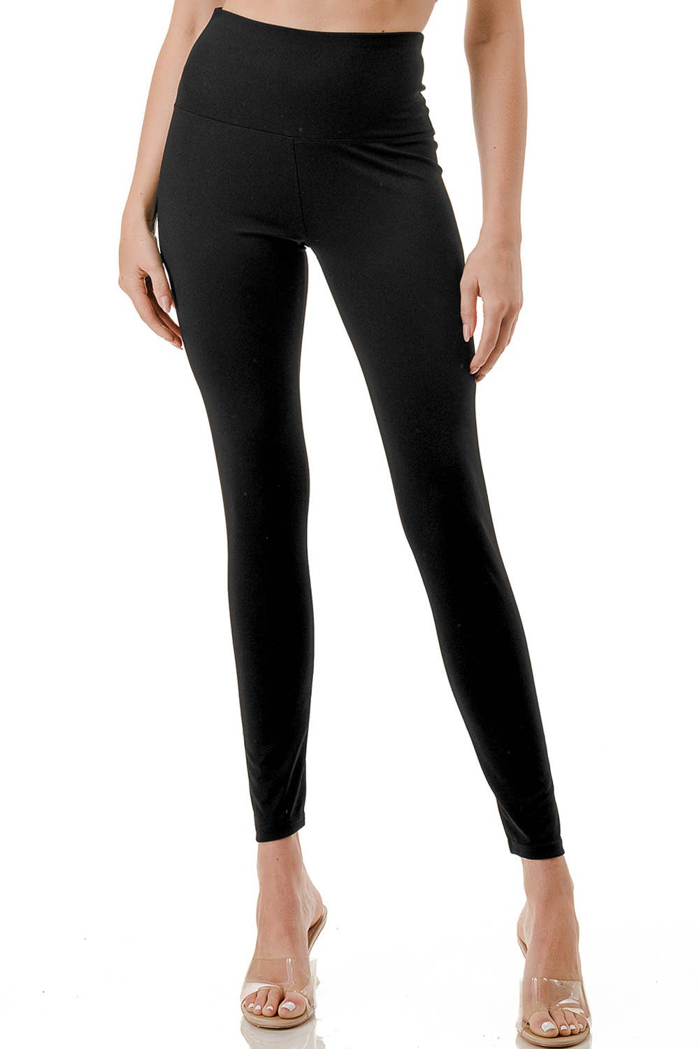 TC06 SOLID HIGH WAIST YOGA LEGGINGS