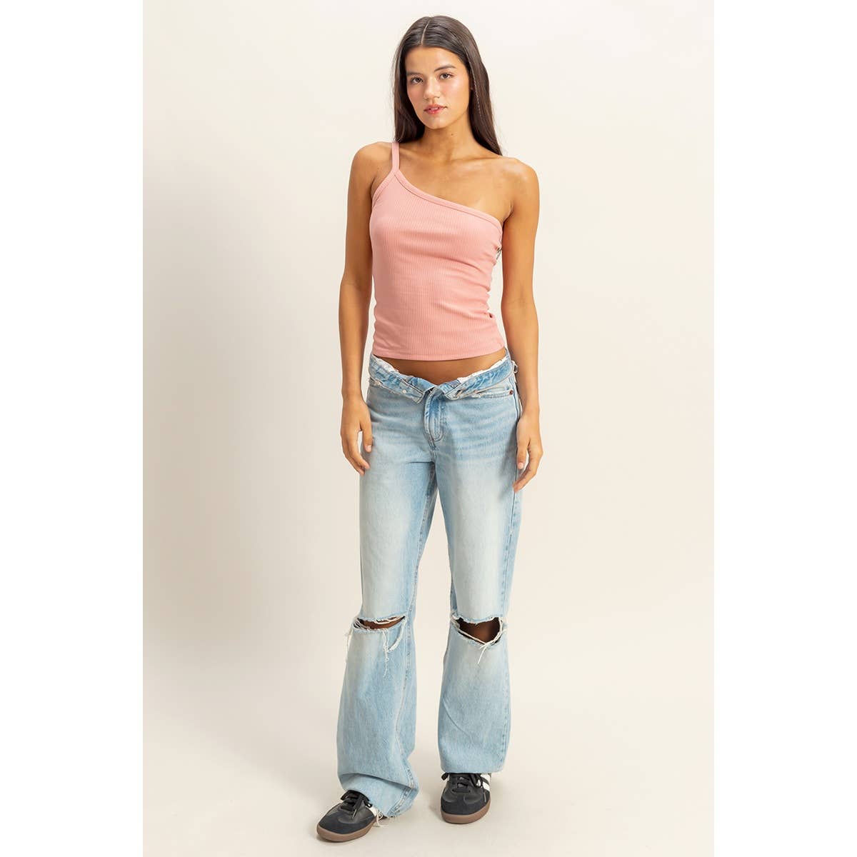DZ23E511-One-Shoulder Cami Top