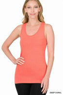 ".Cotton Jersey Basic Tank
