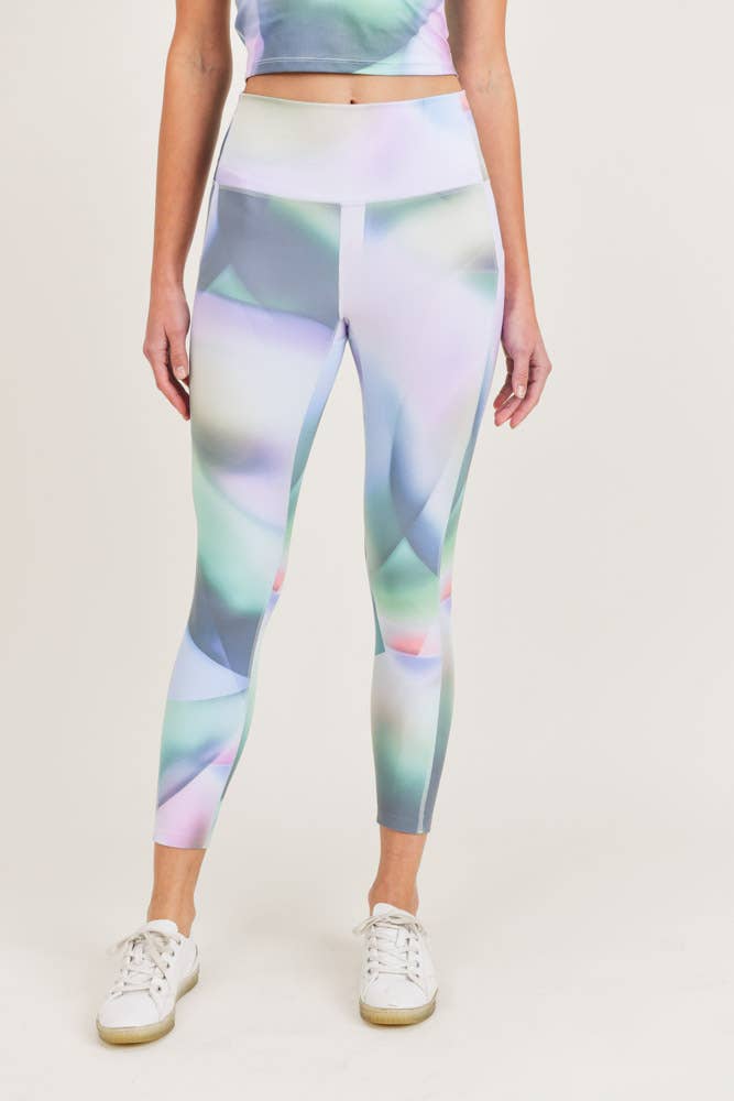 Ombre Kaleidoscope Two Highwaist Leggings