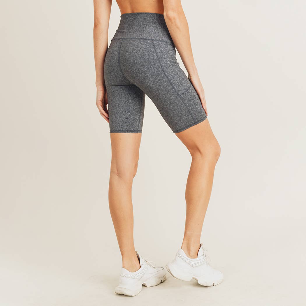 Tapered Band Essential Biker Shorts