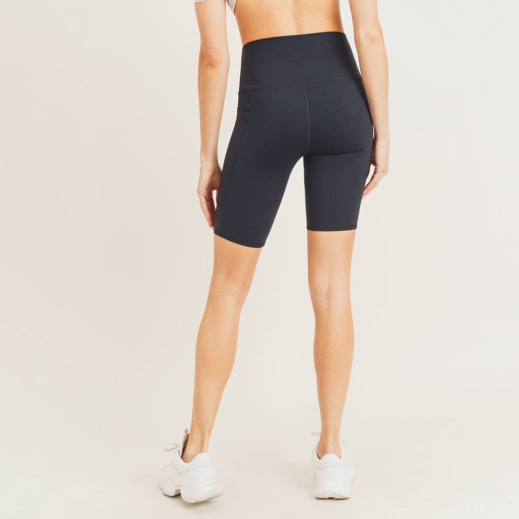 Tapered Band Essential Biker Shorts