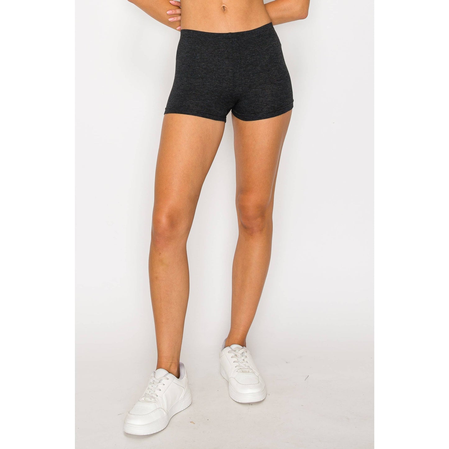 High Waist Mini Biker Shorts