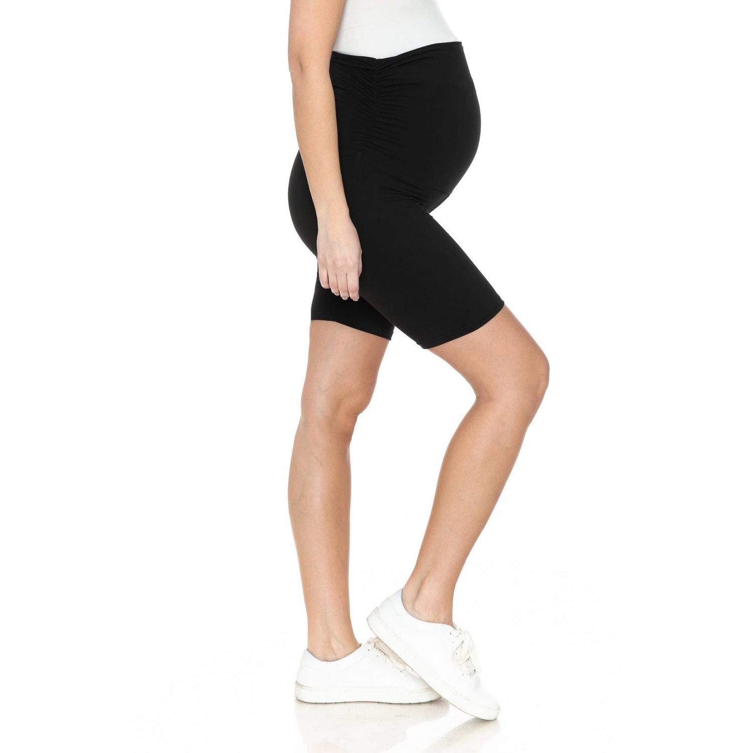 Buttery Soft Print Maternity Shorts