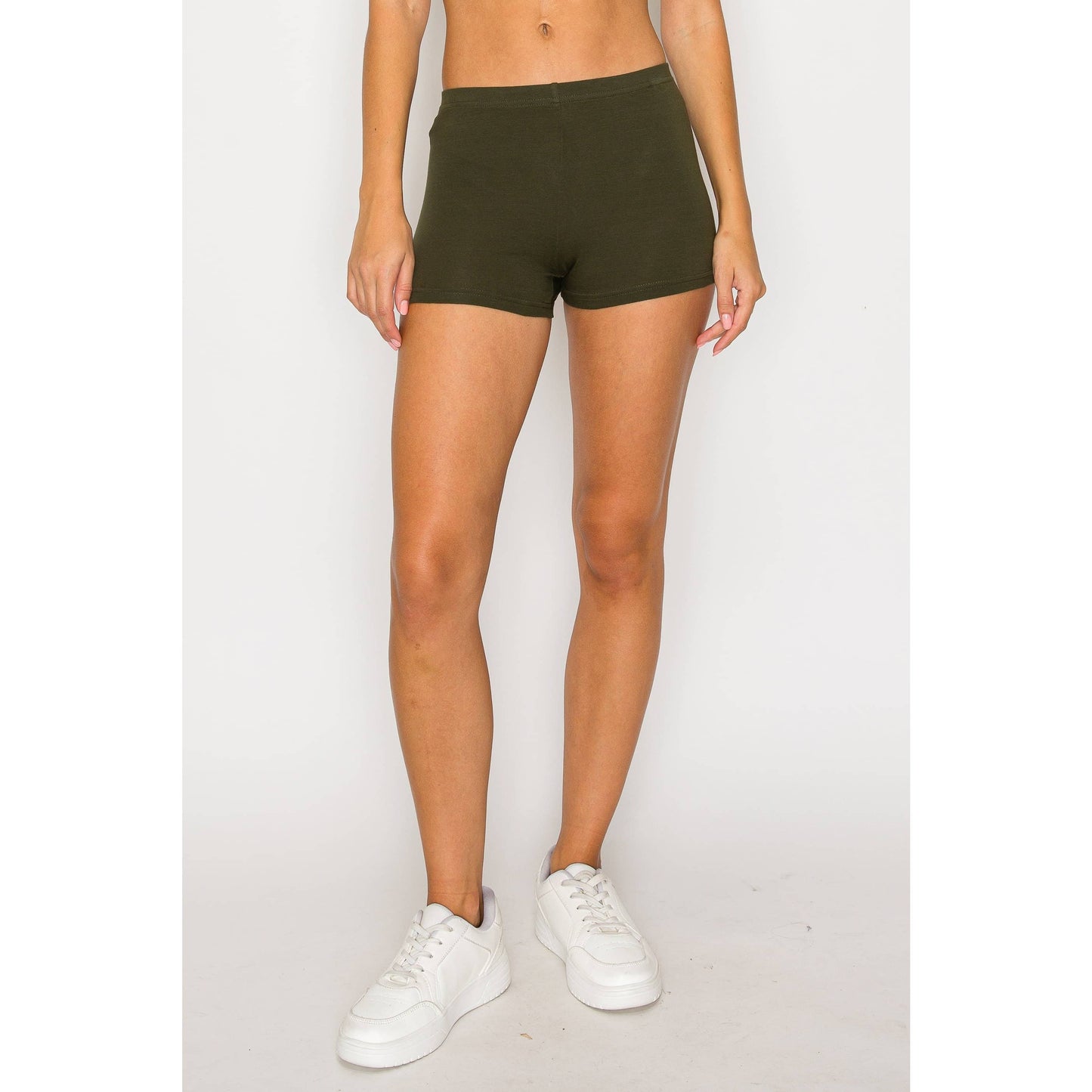High Waist Mini Biker Shorts