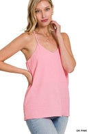 Adjustable Strap V-neck Cami Top
