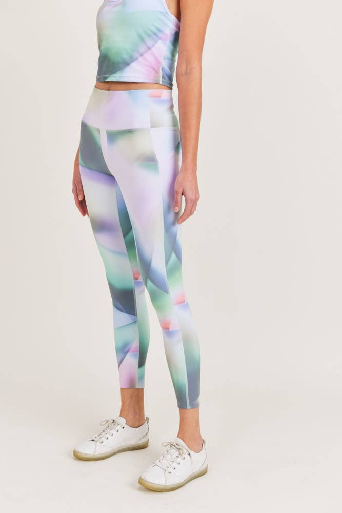Ombre Kaleidoscope Two Highwaist Leggings