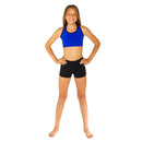 Tween Sports Bra with Contrast Strappy Back for Active Girls Malibu Sugar