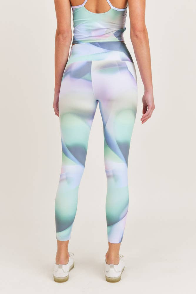 Ombre Kaleidoscope Two Highwaist Leggings