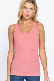 RACERBACK RIB TANK TOP