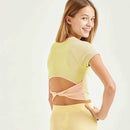 Twisted Open Back Crop Top