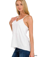 Adjustable Strap V-neck Cami Top