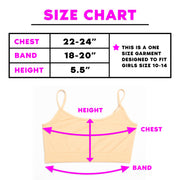 Seamless Bandeau Bra Cami Girls