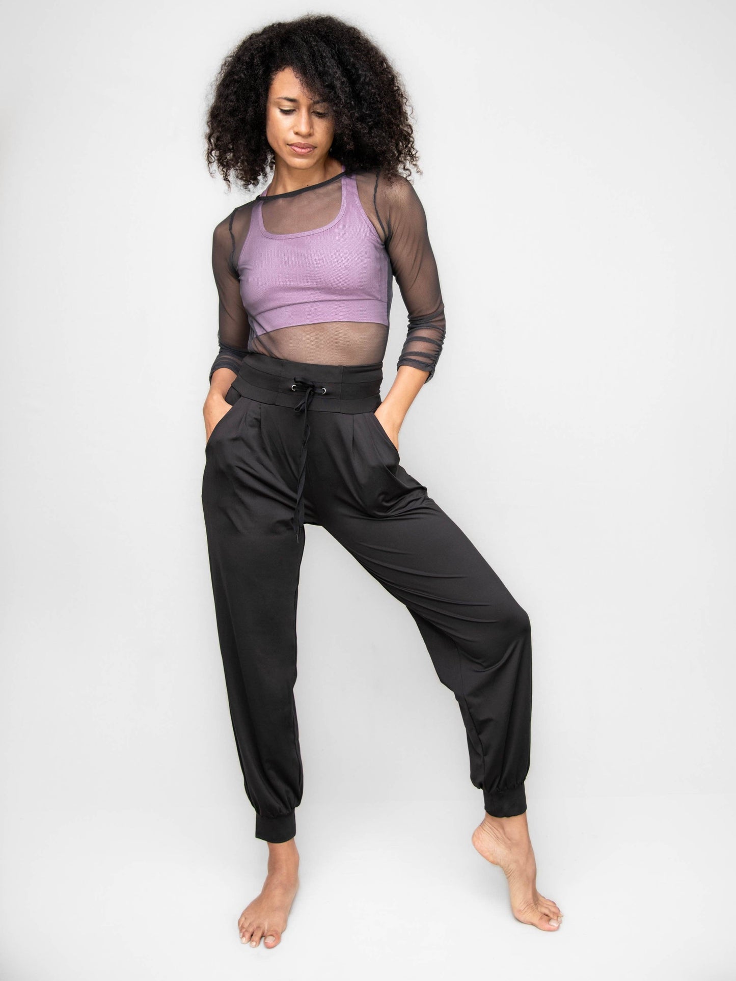 Sporty-Chic Lightweight Pleated Athleisure - CZJ403