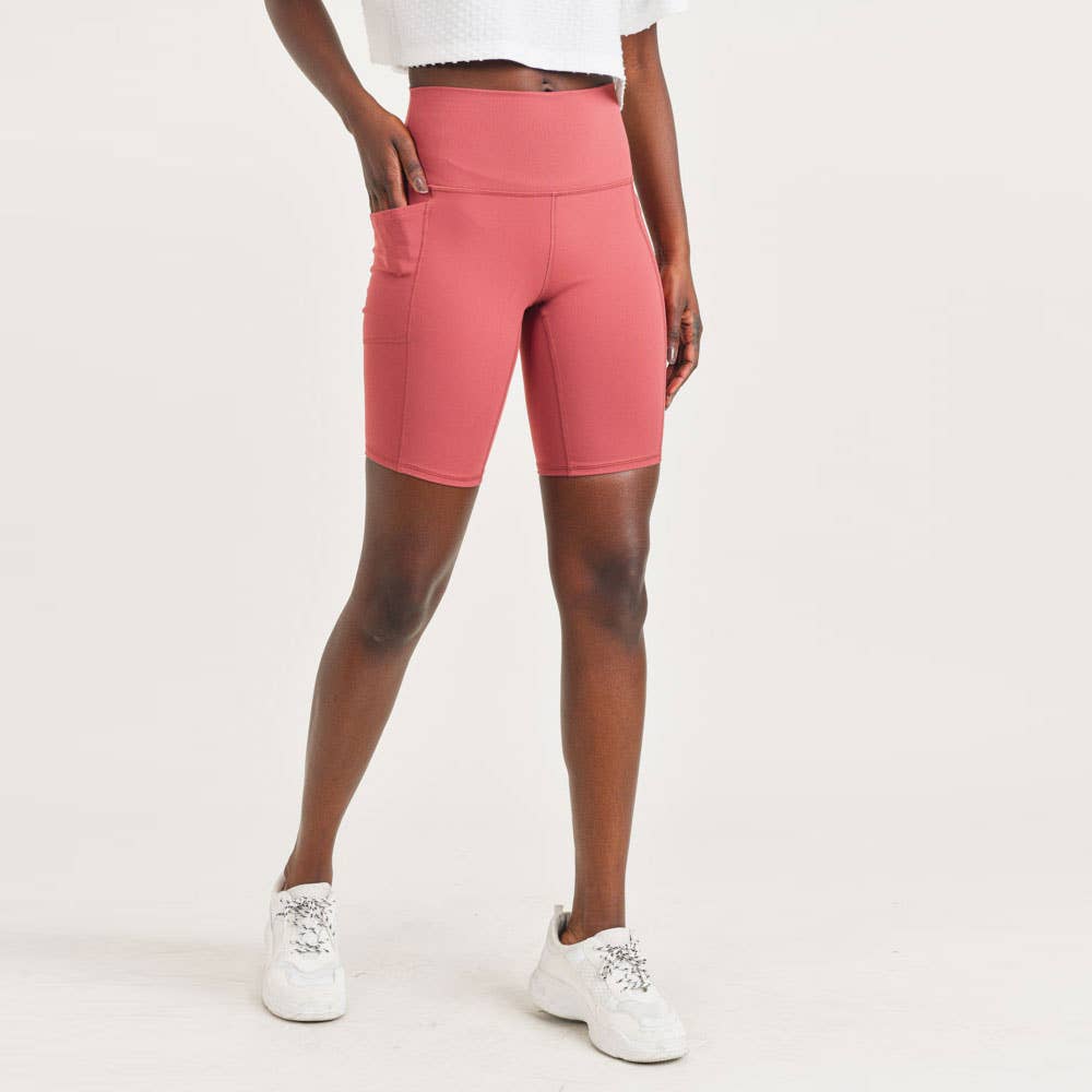 Tapered Band Essential Biker Shorts