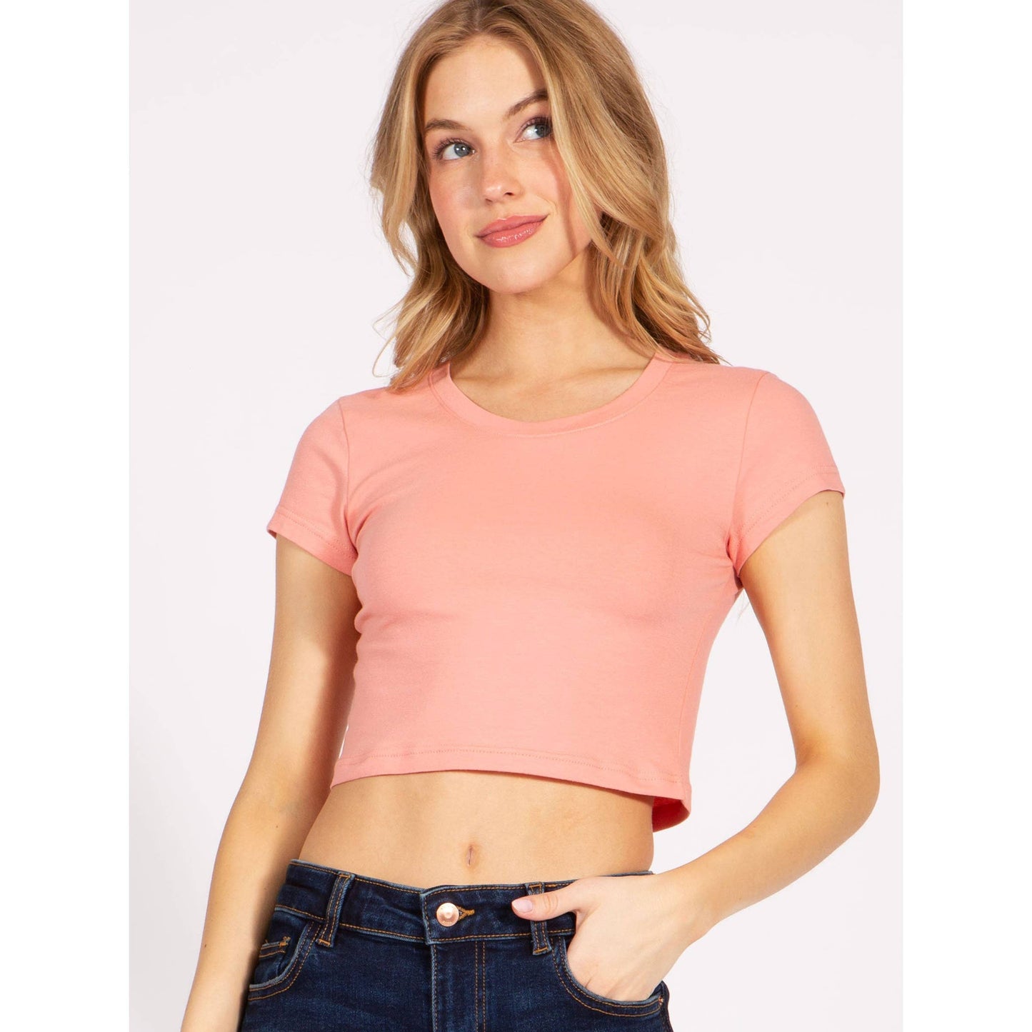 Crop Top Baby Tee T-Shirt