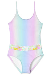 Rainbow Swimsuit with Sequin Belt-RESORT 23