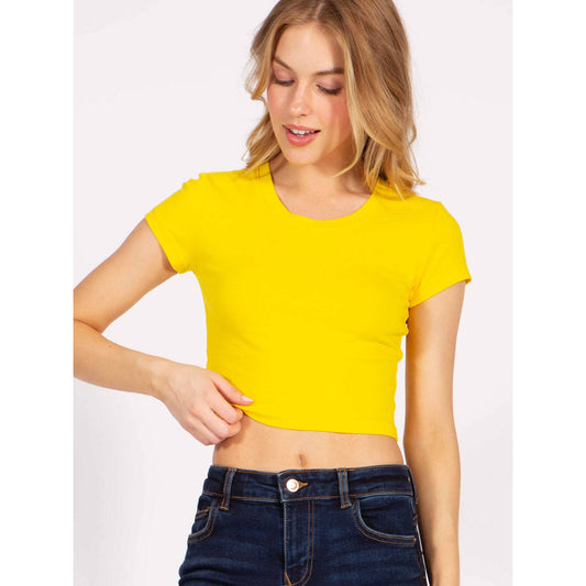 Crop Top Baby Tee T-Shirt