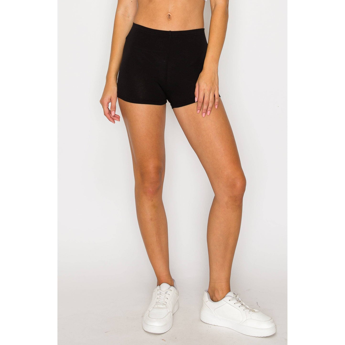 High Waist Mini Biker Shorts